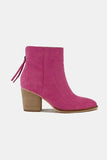 Beast Fashion Suede Point Toe Ankle Booties - Trendsi