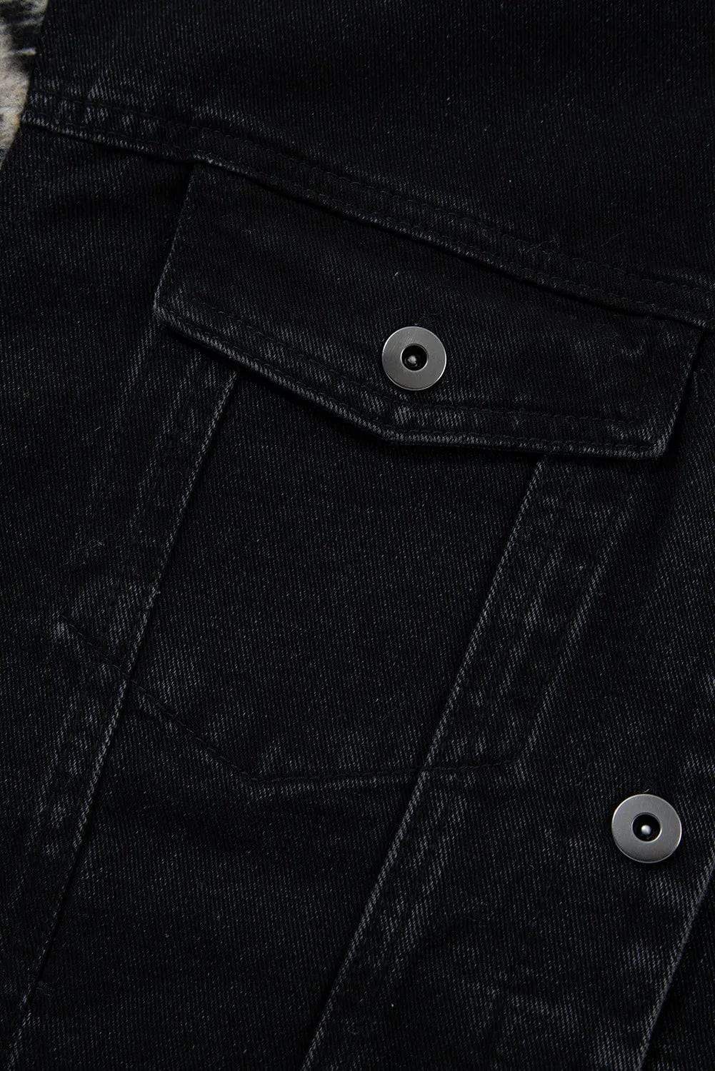 Drawstring Raw Hem Button Up Hooded Denim Jacket - Trendsi - Flyclothing LLC