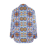 Baha Ranch Blues Talavera Women's Blazer - Baha Ranch Western Wear - Flyclothing LLC