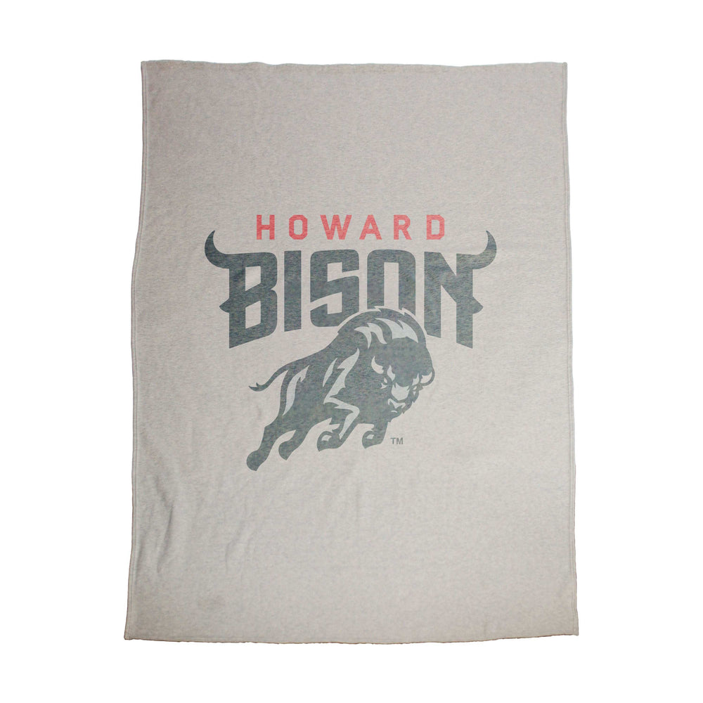 Howard University Oversized Logo Sublimated Sweatshirt Blanket - Logo Brands - Flyclothing LLC