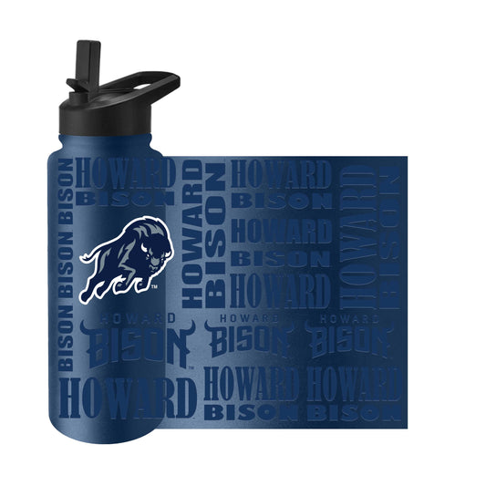 Howard University 34oz Replay Quencher Bottle - Logo Brands - Flyclothing LLC
