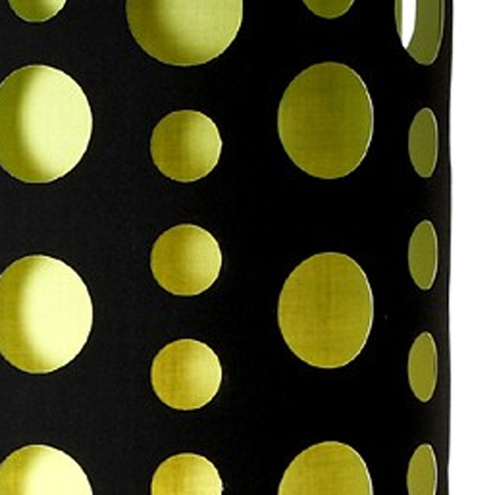 66" Steel Novelty Floor Lamp With Black And Green Drum Shade - Homeroots - Flyclothing LLC