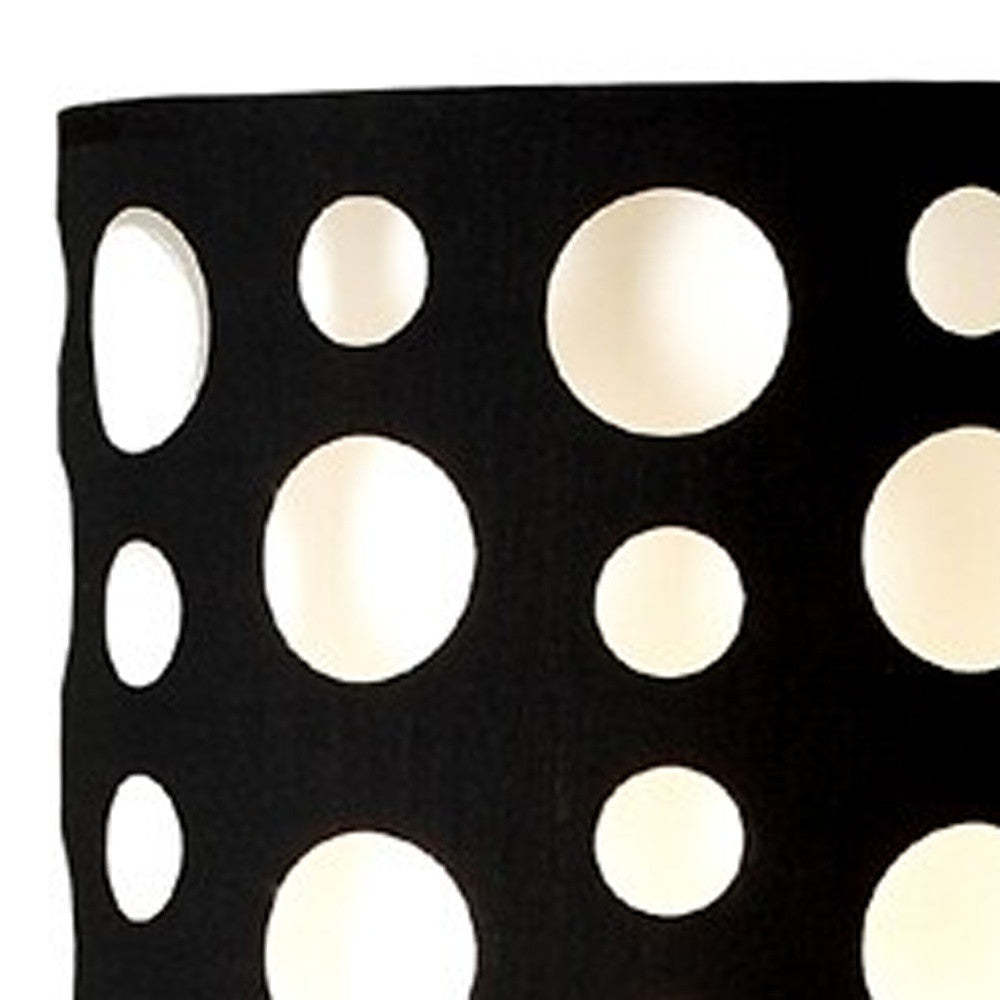 66" Steel Novelty Floor Lamp With Black And White Drum Shade - Homeroots - Flyclothing LLC