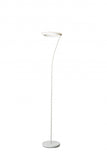 73" White LED Torchiere Floor Lamp - Homeroots