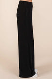 Mittoshop Elastic Waist Pants with Side Pockets - Trendsi - Flyclothing LLC