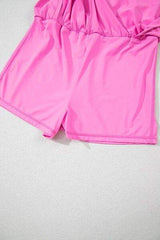 Drawstring Wide Strap Romper - Trendsi - Flyclothing LLC