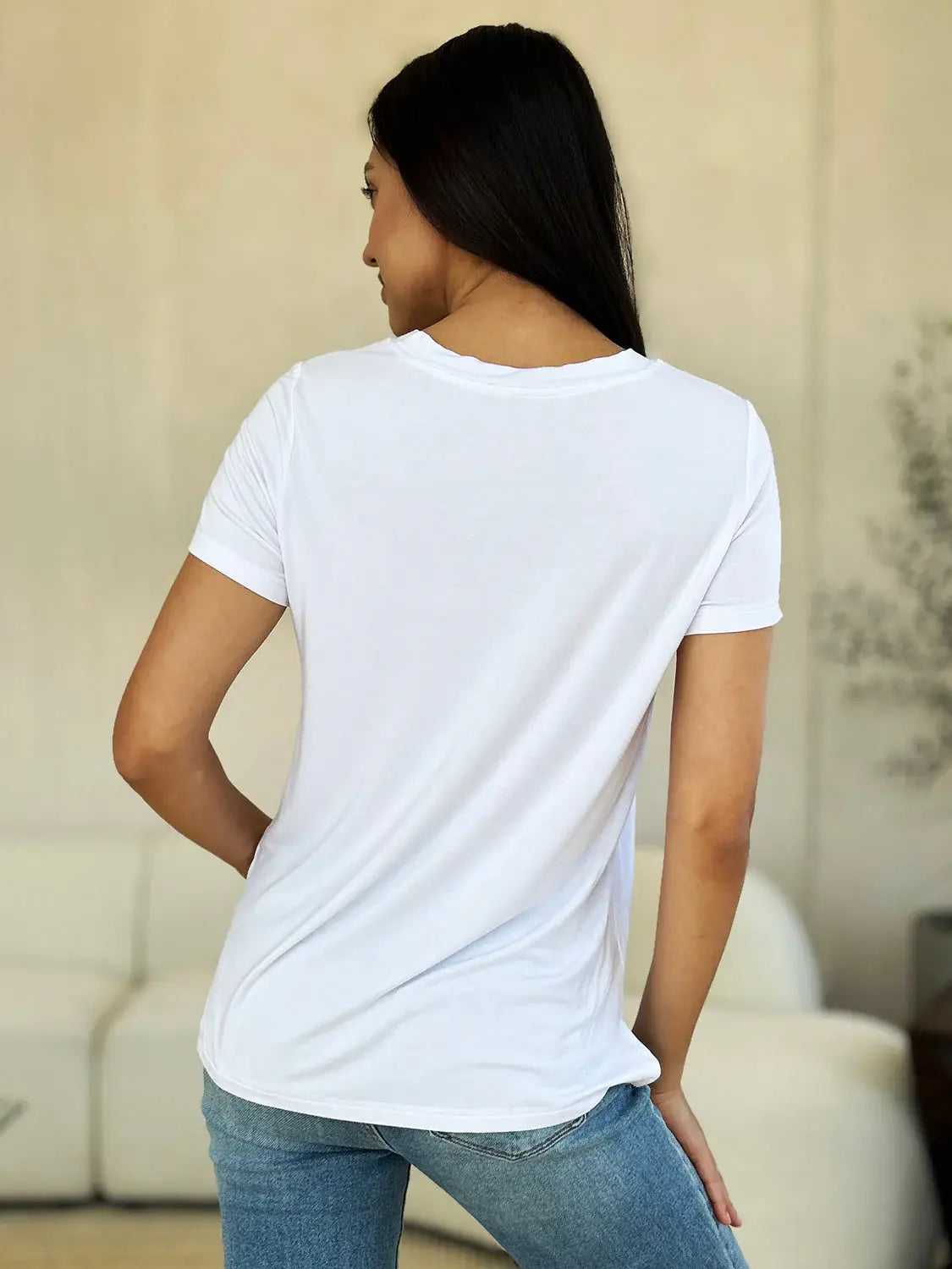 Basic Bae Full Size Round Neck Short Sleeve T-Shirt - ShopBasicbae - Flyclothing LLC