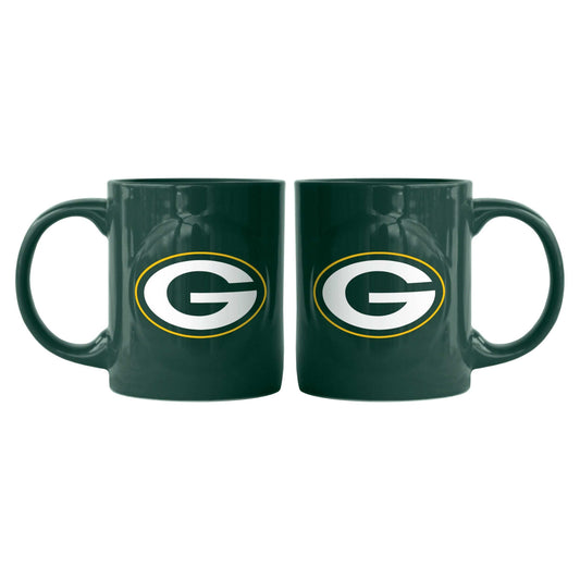 Green Bay Packers 11oz Rally Mug - Logo Brands - Flyclothing LLC