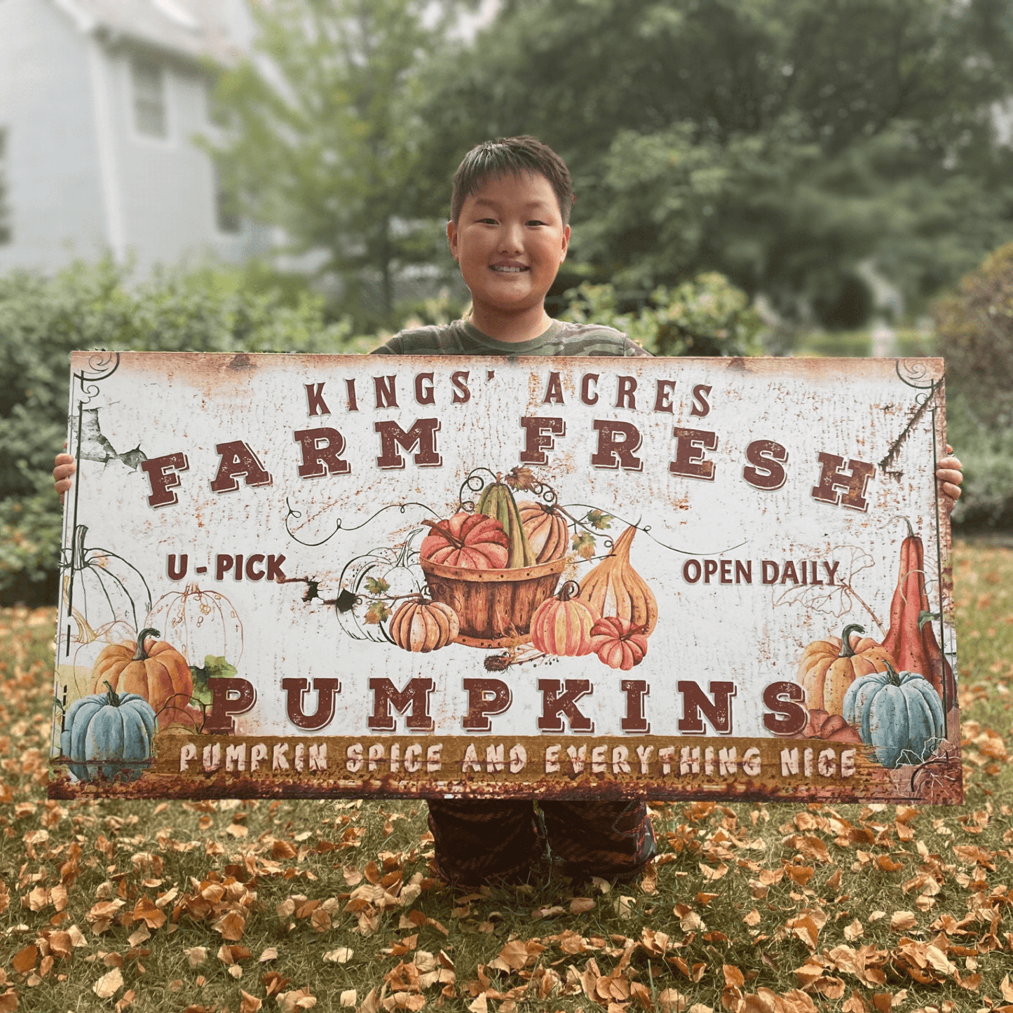 Farm Fresh Pumpkins Sign - Tailored Canvases - Flyclothing LLC