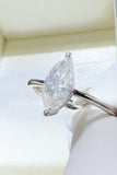 2 Carat Moissanite 925 Sterling Silver Ring - Trendsi