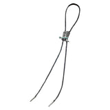Rockmount Ranch Wear Silver Cowboy Boots with Turquoise Inlay Western Bolo Tie - Rockmount Clothing - Flyclothing LLC