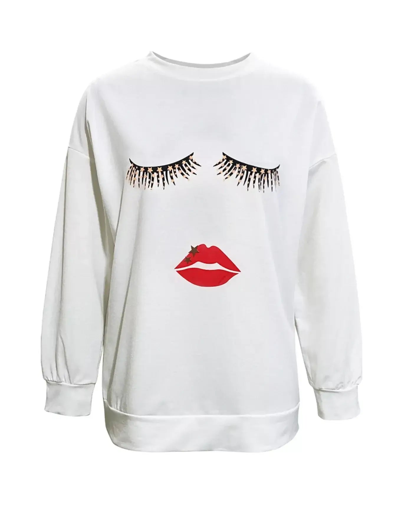 Graphic Round Neck Dropped Shoulder T-Shirt - Trendsi - Flyclothing LLC