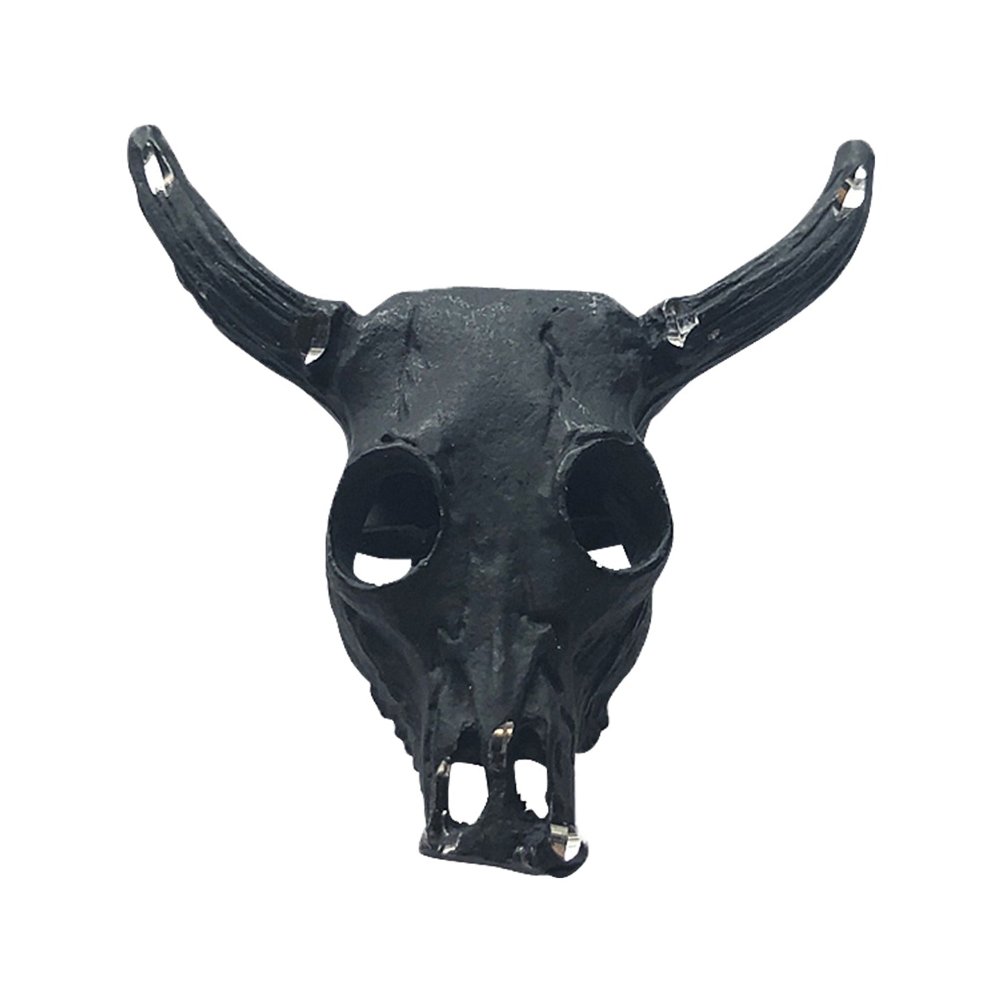 Rockmount Ranch Wear Charcoal Black Steer Skull Western Bolo Tie - Rockmount Clothing - Flyclothing LLC