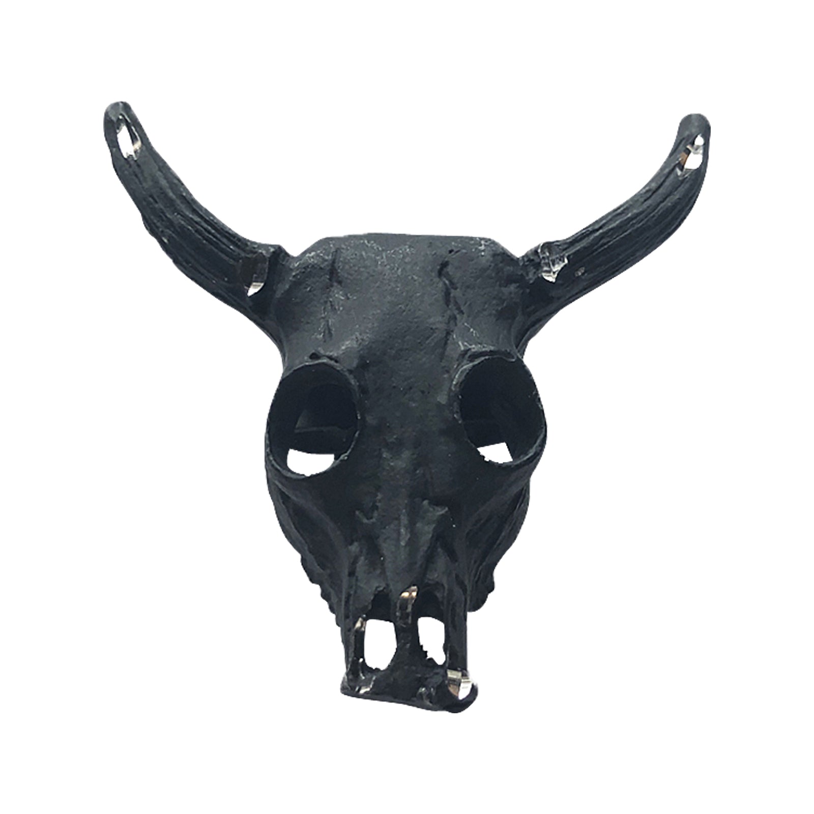 Rockmount Ranch Wear Charcoal Black Steer Skull Western Bolo Tie - Rockmount Clothing - Flyclothing LLC