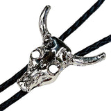 Rockmount Ranch Wear Silver Steer Skull Western Bolo Tie - Rockmount Clothing - Flyclothing LLC
