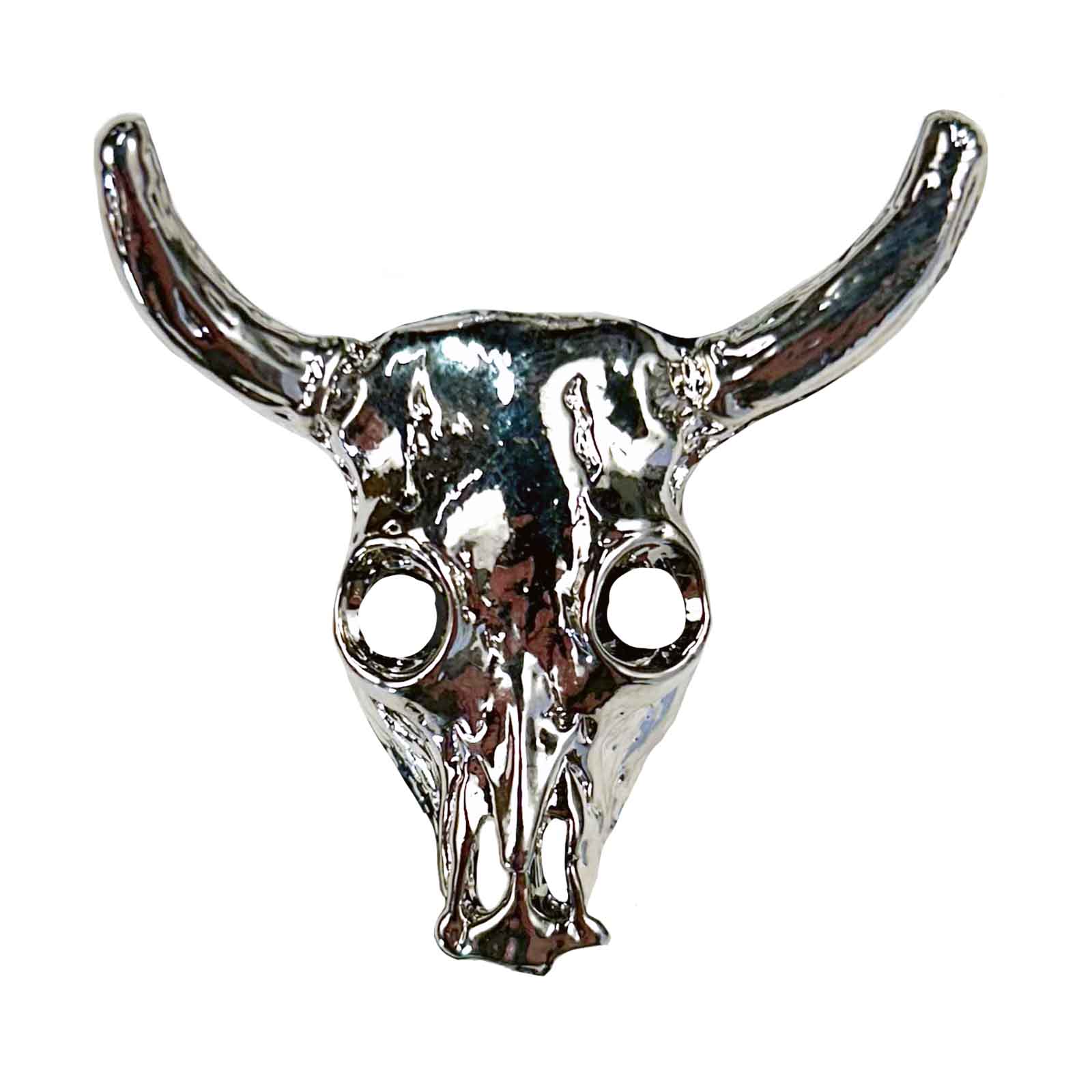Rockmount Ranch Wear Silver Steer Skull Western Bolo Tie - Rockmount Clothing - Flyclothing LLC