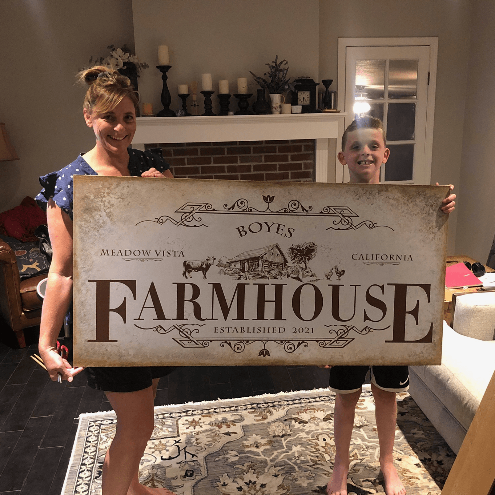 Rustic Farmhouse Sign IV - Tailored Canvases - Flyclothing LLC