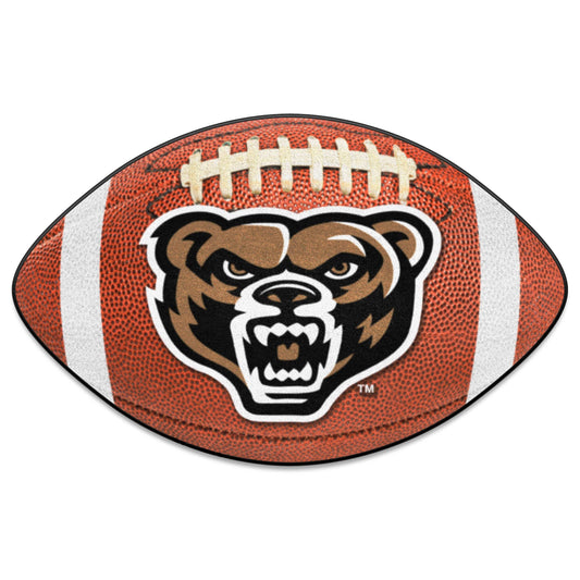 Oakland Golden Grizzlies Football Rug - 20.5in. x 32.5in. - Oakland