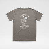 SURFS UP GIRL TEE - GRAY