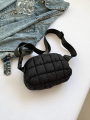 Bubble Texture Adjustable Strap Crossbody Bag - Trendsi