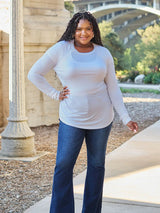 Basic Bae Full Size Round Neck Long Sleeve T-Shirt - ShopBasicbae - Flyclothing LLC