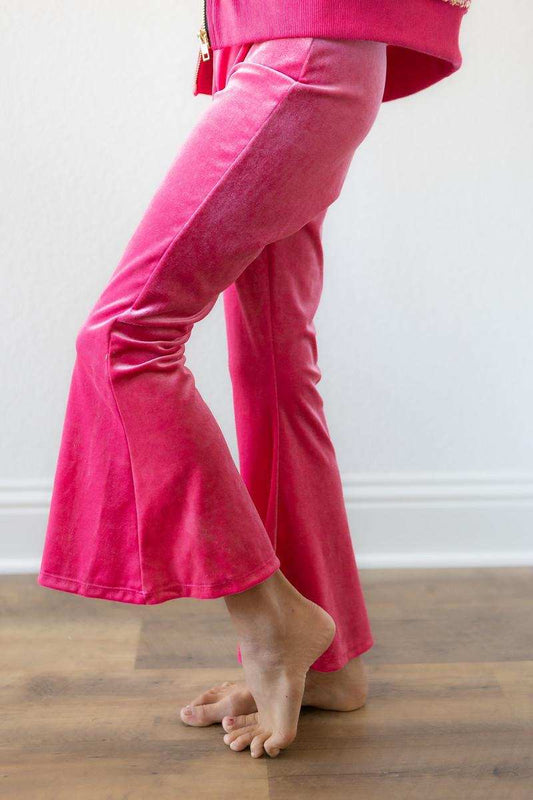 Magenta Velvet Bells - Mila & Rose ® - Flyclothing LLC