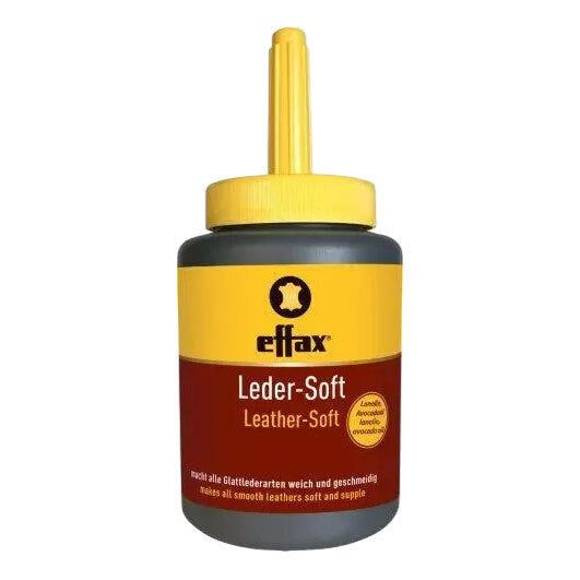 Effax Leather-Soft with brush, 475 ml, 16 fl oz - Breeches.com - Flyclothing LLC