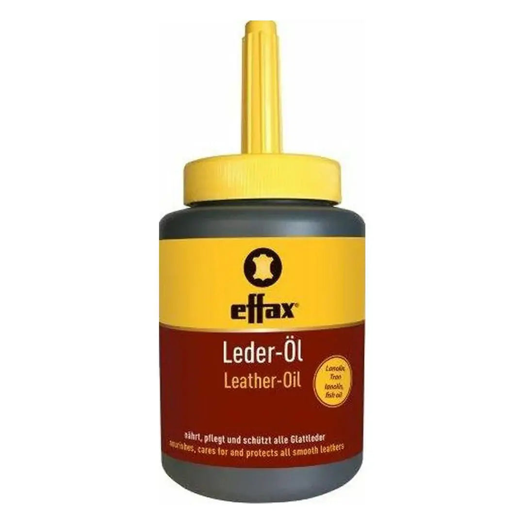 Effax Leather Oil, w/ Applicator Brush- 16 fl oz. - Breeches.com - Flyclothing LLC