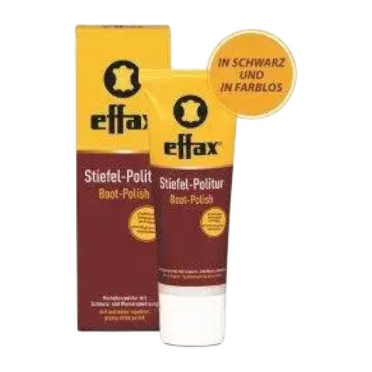 Effax Boot-Polish Black 75ml, 3.0 fl oz - Breeches.com - Flyclothing LLC