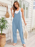 V-Neck Spaghetti Strap Jumpsuit - Trendsi - Flyclothing LLC