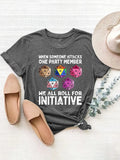 Graphic Round Neck Short Sleeve T-Shirt - Trendsi