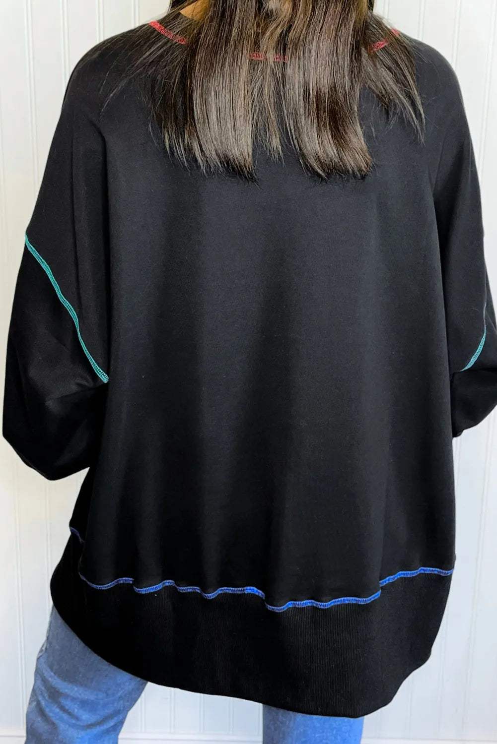 Pumpkin & Flower Graphic Long Sleeve Sweatshirt - Trendsi - Flyclothing LLC