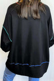 Pumpkin & Flower Graphic Long Sleeve Sweatshirt - Trendsi - Flyclothing LLC