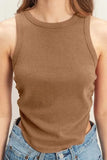 HYFVE Mineral Wash Rib Knit Tank - Trendsi