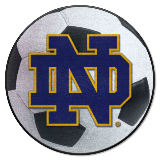 Notre Dame Fighting Irish Soccer Ball Rug - 27in. Diameter - Notre Dame
