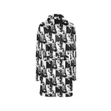 Baha Ranch Black White Cowboy Bath Robe - Baha Ranch Western Wear - Flyclothing LLC