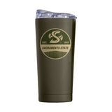 Sacramento State 20oz Olive Badge Powder Coat Tumbler - Logo Brands - Flyclothing LLC