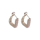 Affordable Luxury Square Snap back Earrings For Women - My Store - Flyclothing LLC