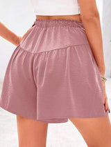 Full Size Casual Drawstring High Waist Relaxed Shorts Plus Size - Trendsi - Flyclothing LLC