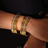 18K Gold-Plated Czech Diamond Bracelet - Trendsi - Flyclothing LLC