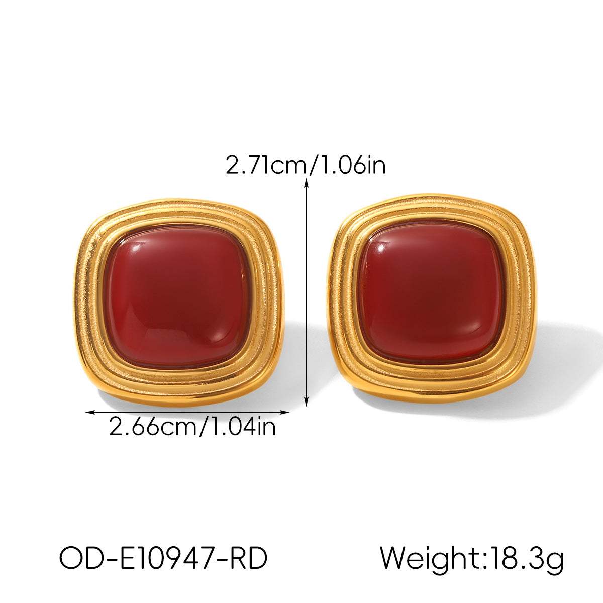 Vintage Personalized Non-fading Titanium Steel Earrings For Women - My Store - Flyclothing LLC