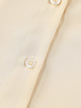 3/4 Sleeve Button Up Shirt - Trendsi - Flyclothing LLC