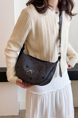 Polyester Printed Adjustable Strap Crossbody Bag - Trendsi