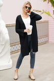 Open Front Long Sleeve Cardigan - Trendsi - Flyclothing LLC