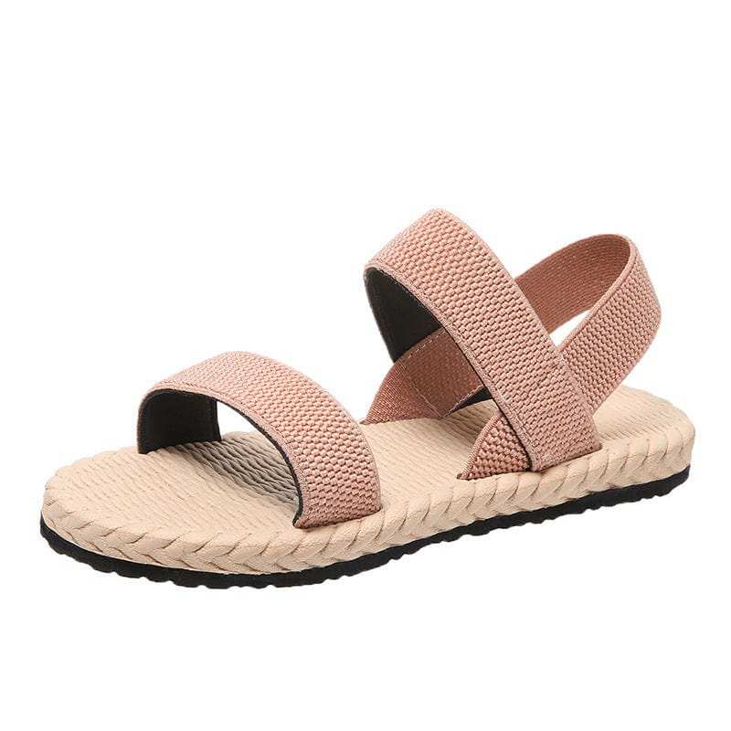 Open Toe Flat Sandals - Trendsi - Flyclothing LLC