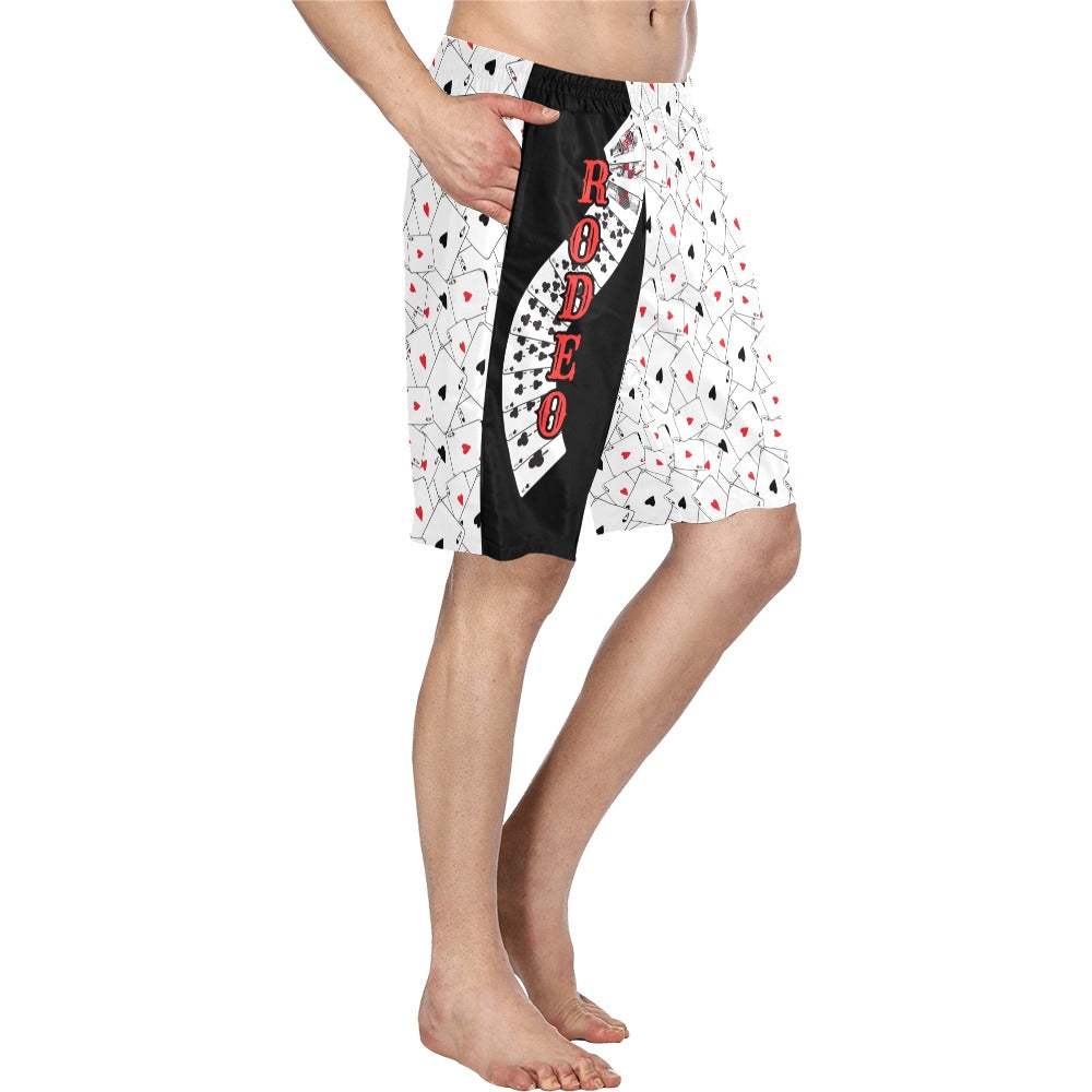 Baha Ranch Rodeo Vegas Mens Western Swim Trunks Shorts - Baha Ranch Western Wear - Flyclothing LLC