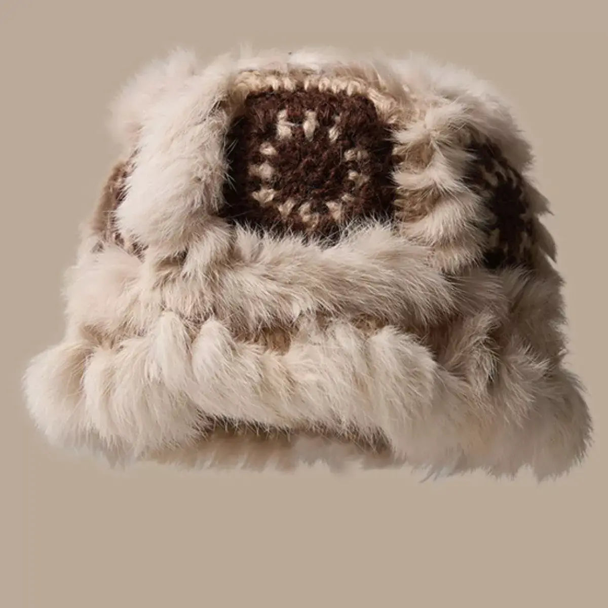 Fuzzy Crochet Bucket Hat - Trendsi - Flyclothing LLC