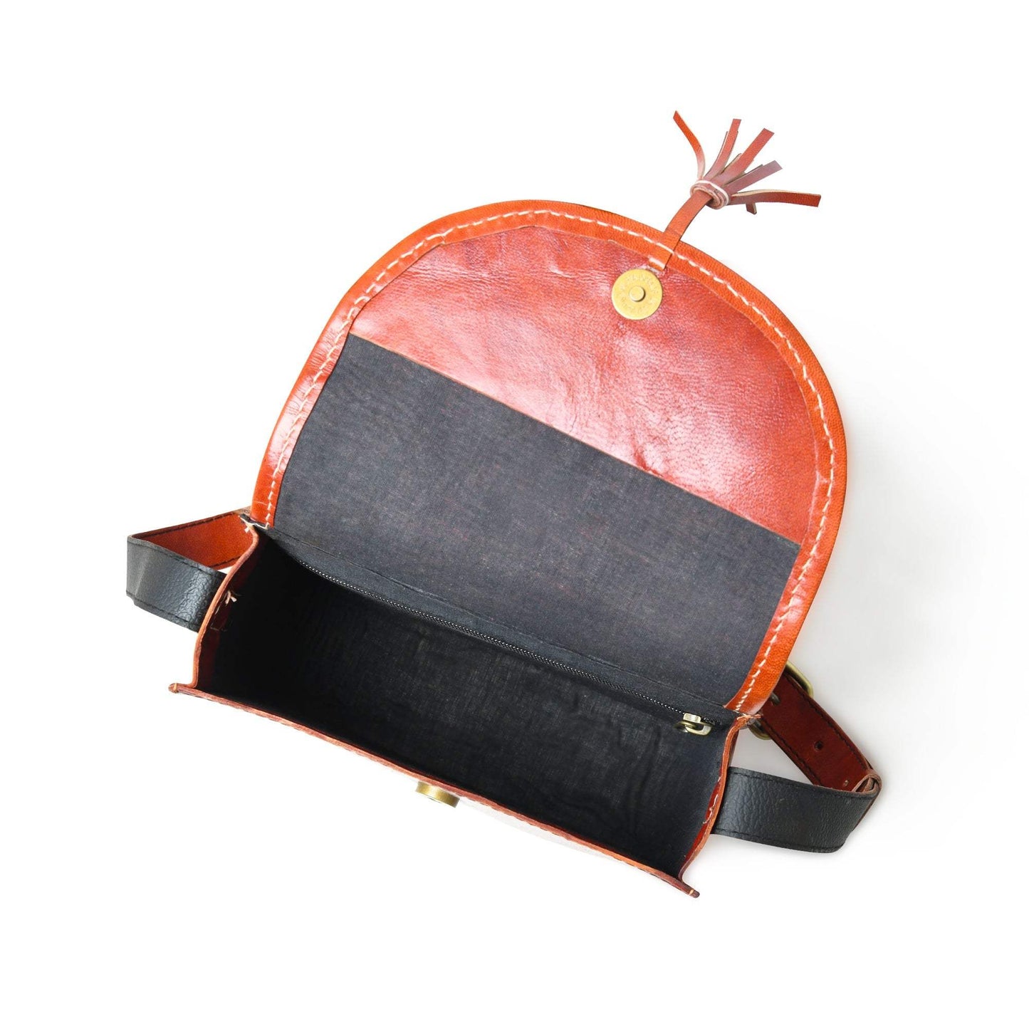 Astounding Ajrakh Ethnic Satchel - Classy Leather Bags - Flyclothing LLC
