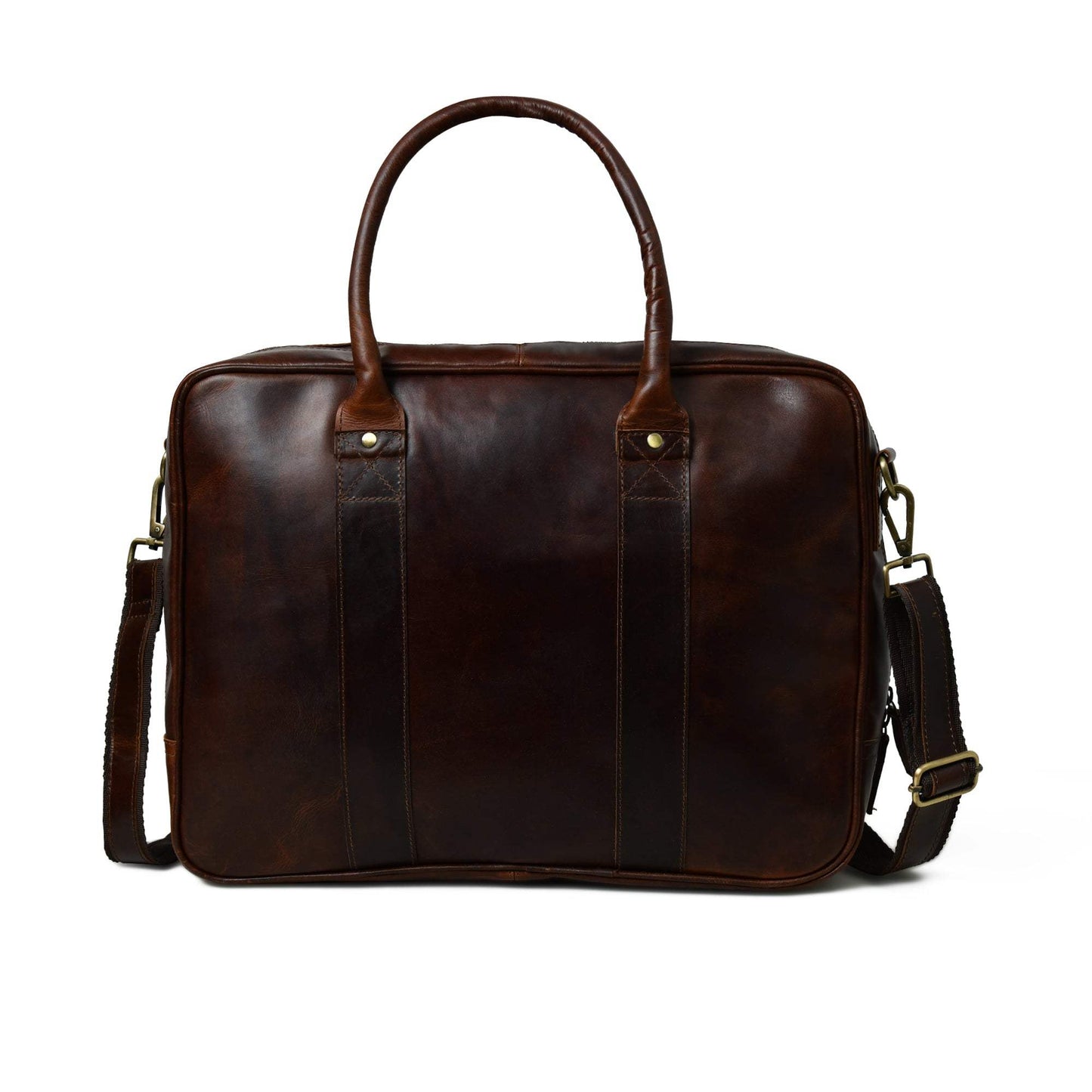 Crimson Contemporary Briefcase - Classy Leather Bags - Flyclothing LLC