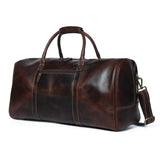 The Buffalo Traveller- Walnut - Classy Leather Bags - Flyclothing LLC